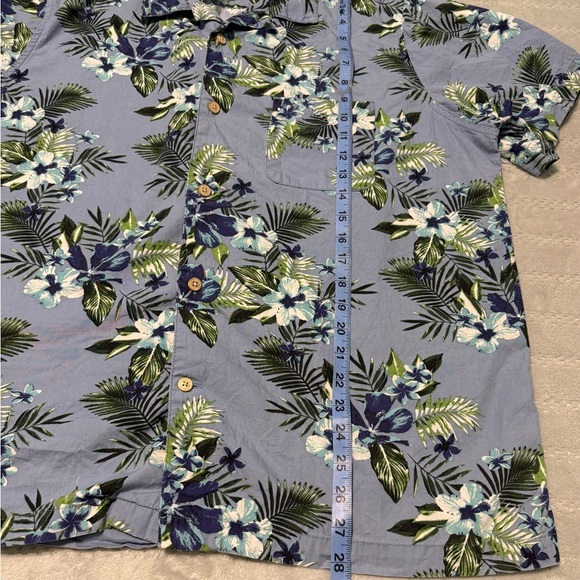 Vintage Hawaiian Shirts 28 Palms XL Floral  Hibiscus  100% Cotton - Picture 3 of 5